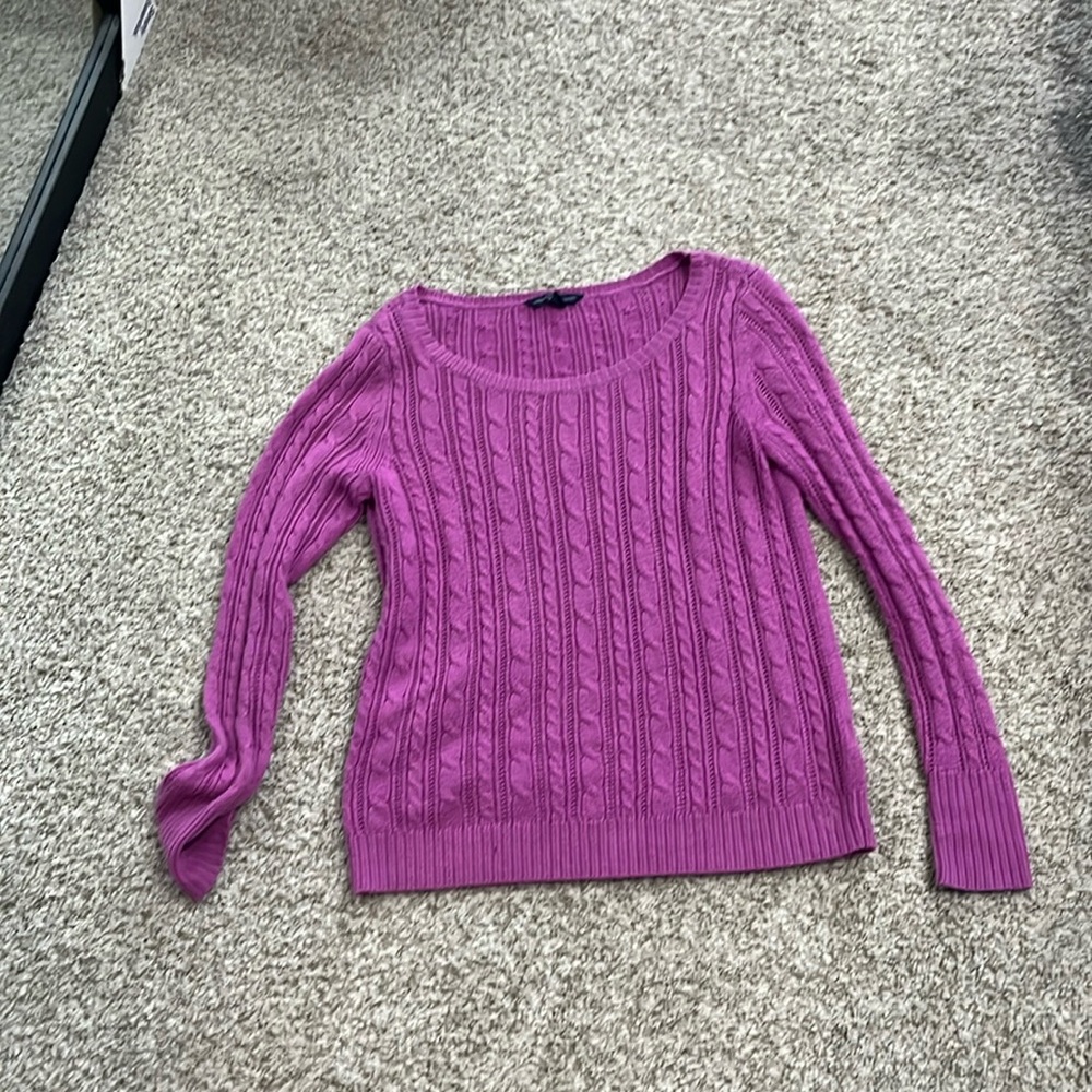 American eagle purple sweater